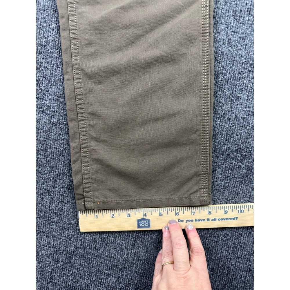 Ridgecut Toughwear Carpenter Pants Mens 30x32 Brown Canvas Utility Workwear - Picture 13 of 14